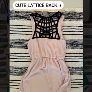 Charolette Russe dress w/ cute lattice back